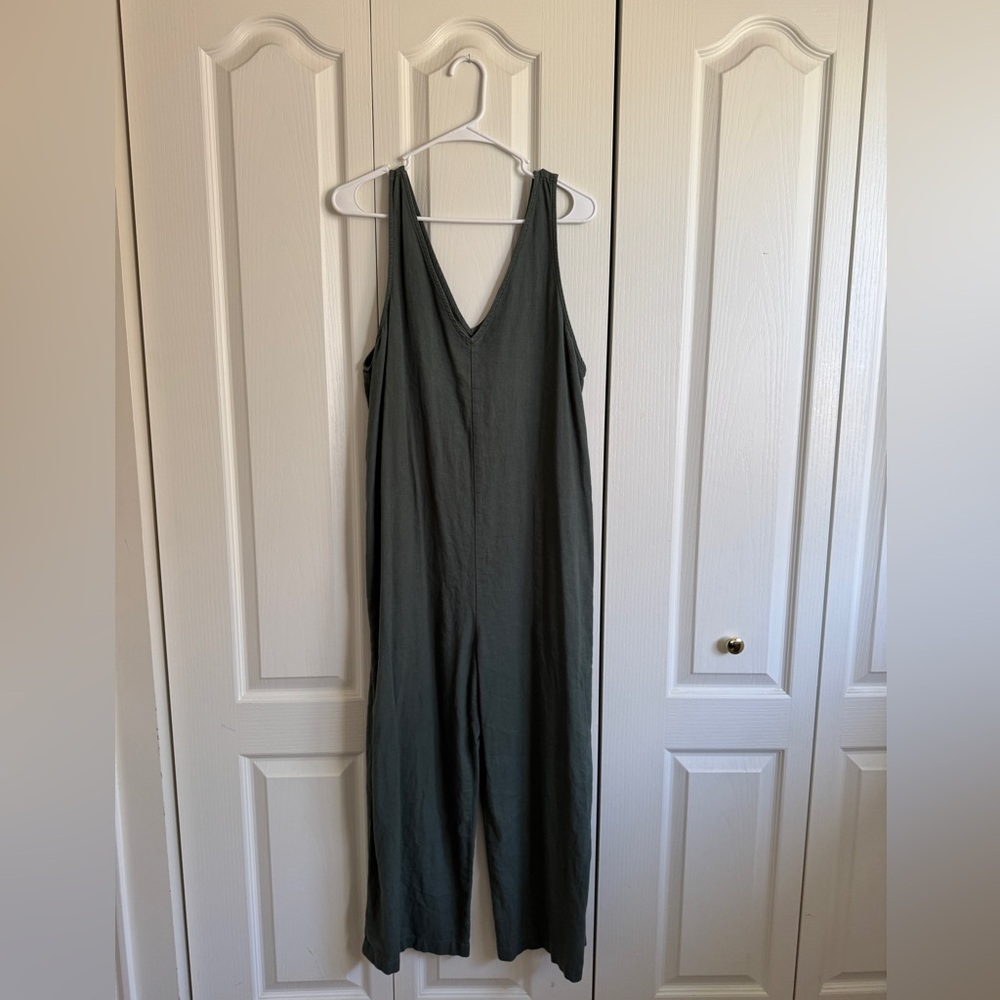 Green Universal Thread Jumpsuit, Medium